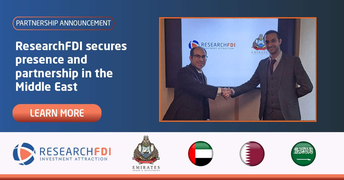 Featured image for ResearchFDI Obtains Partnership in the Middle East