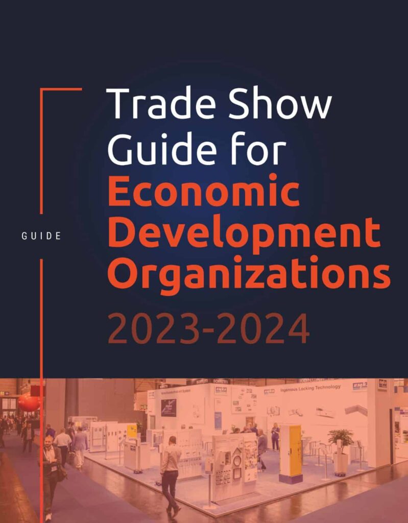 White paper cover image for Trade Show Guide and Calendar for Economic Development Organizations 2023-2024